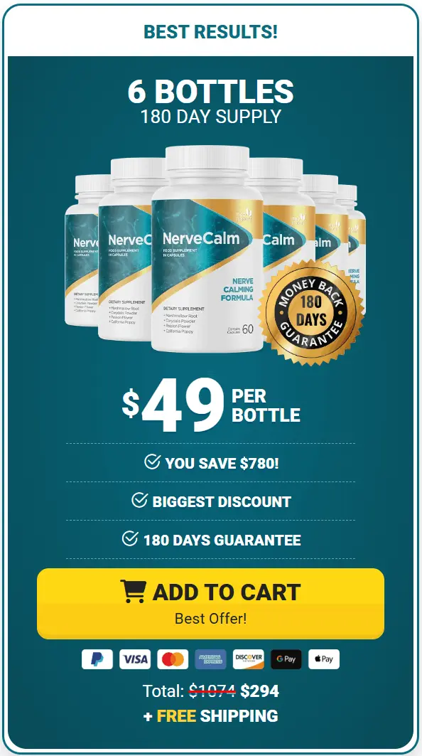 Buy NerveCalm 6 Bottle